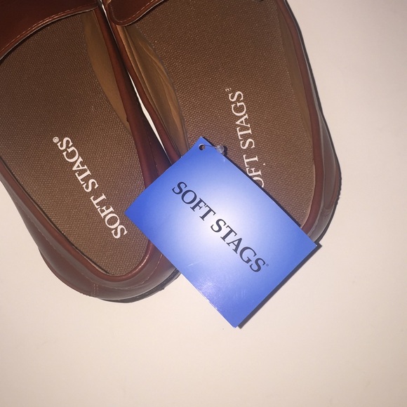 NWT SOFT STAGS BROWN Shoes sz11 M - Picture 5 of 7